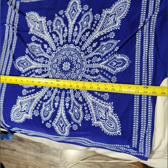 Blue tunic/cover up one size fits most - Picture 6 of 7